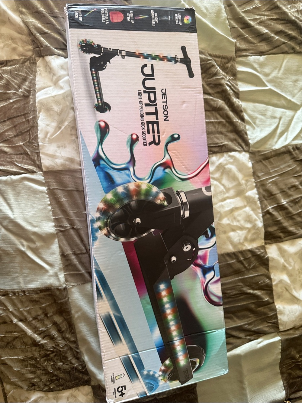Jupiter Light-Up Poster - Multicolor Scooter Artwork